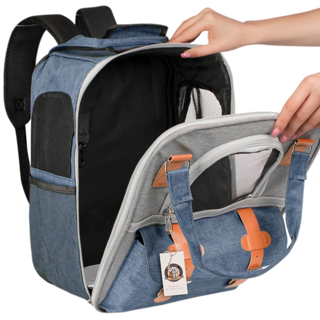Backpack Carrier for Cats and Dogs Pet Travel Bag