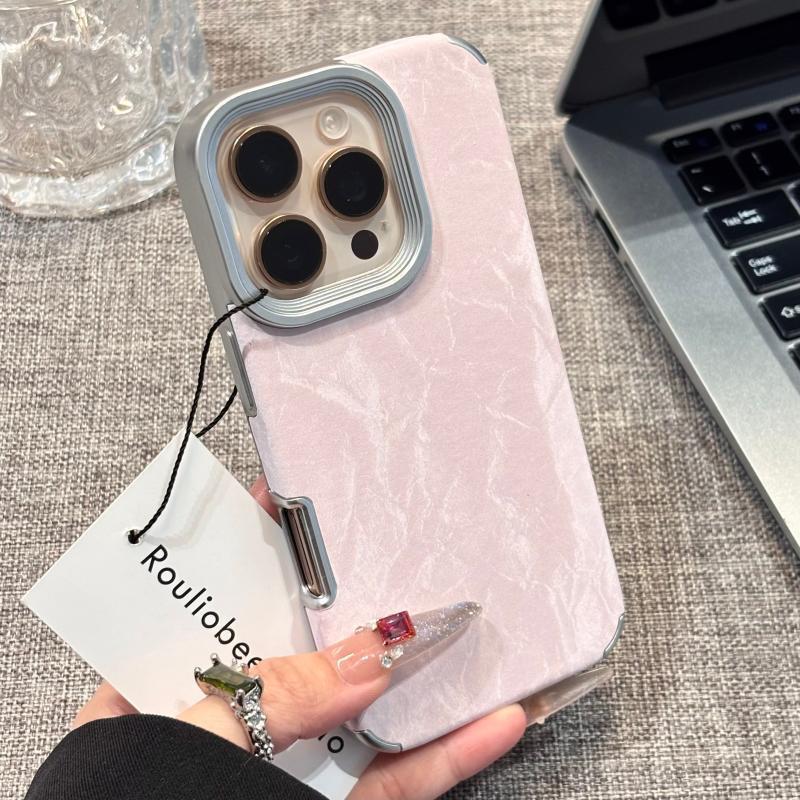 iPhone 17 Pro Max Solid Color Skin with Snow Mountain Texture - Compatible with Apple iPhone 14/15/16/17 Cases