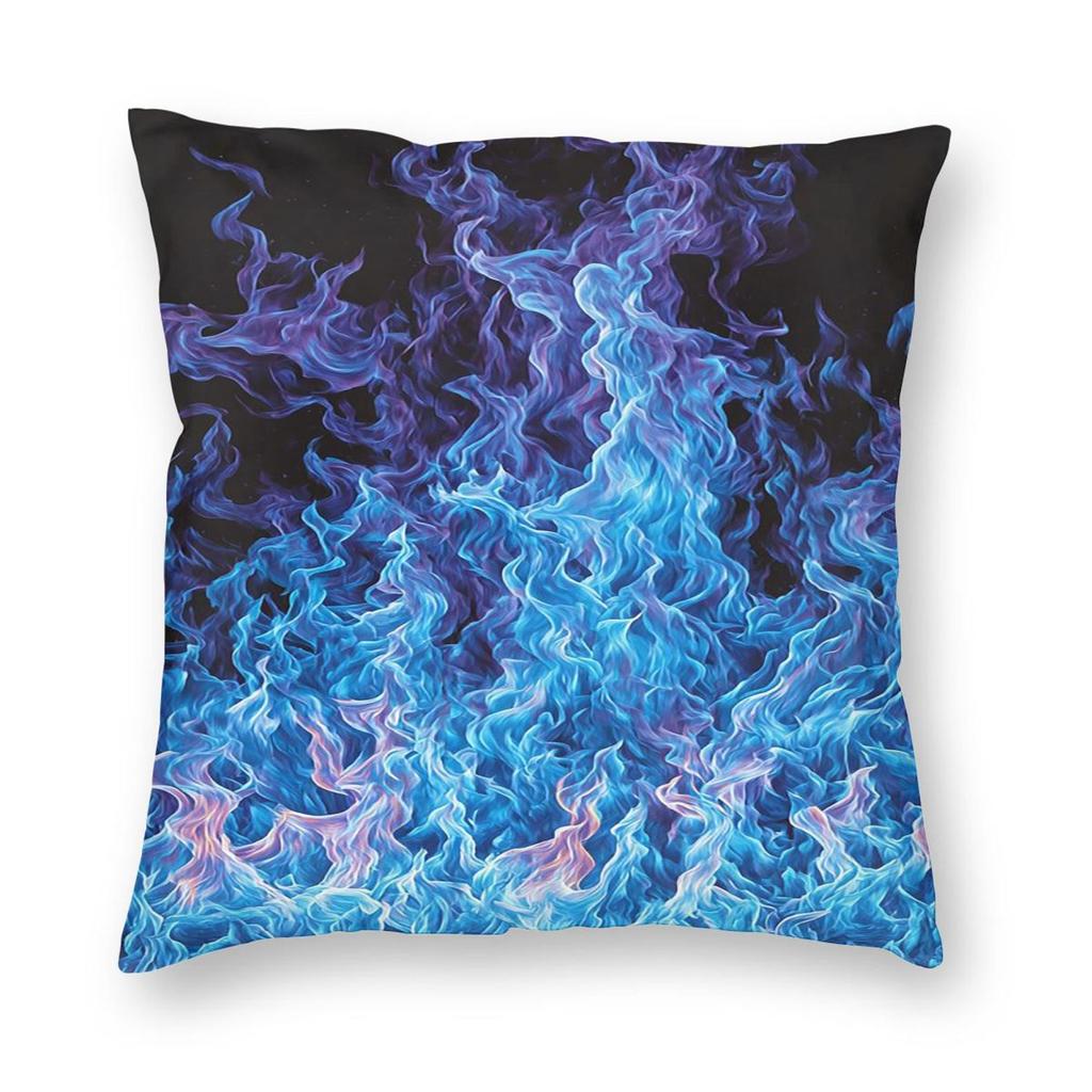 Flame Fire Design  Square Pillowcase Pillow Cover Cushion Throw Pillow for Home Bedroom Car