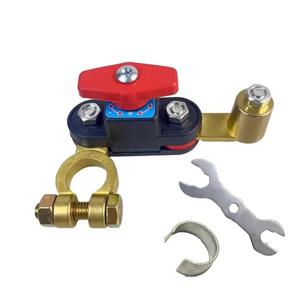 12V 24V Car Battery Disconnect Switch Manual Circuit Zinc Structure Breaker Pole Free Disconnect Knob Alloy Negative Tool I6Y0