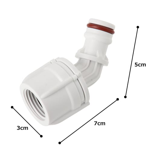 IRIS OHYAMA Hose Parts Underground Water Faucet Base White SGP-30D