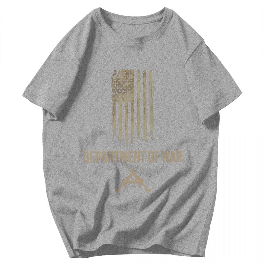 Men T Shirt Department Of War Retro Cotton Y2K Graphic Tees Unisex Clothing T Shirts