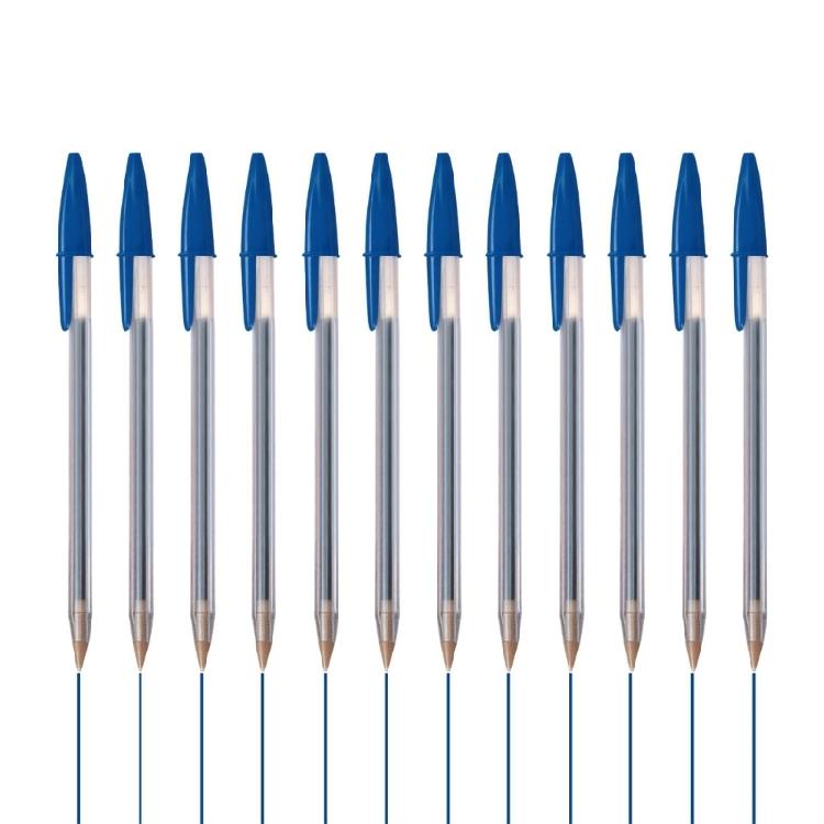 1.0mm Bold Point Ball Pen Ballpoint Pen Smooth Writing Multicolor Plastic Oil Pen for Office School Student Writing Gift