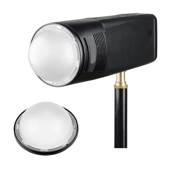 Flash Diffuser Dome Compatible for V1 Series/AD200/AD200Pro AK-R11 Round Head Camera Flash Diffuser Cover Replacement