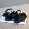 Spring Autumn Girl Shoes Fashion Children Princess Causal Dress Flats Sweet Bowtie Kids School Mary Jane Shoes