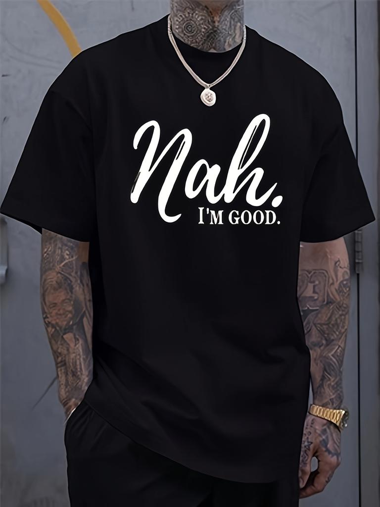 Mens printed Tshirt made of  pure cotton fabric Casual street style short sleeved top ideal choice for summer vacation