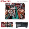 Chainsaw Man Anime Wallet Portable Large Capacity Full Color Folding Leather Purse Unisex Coin Bag