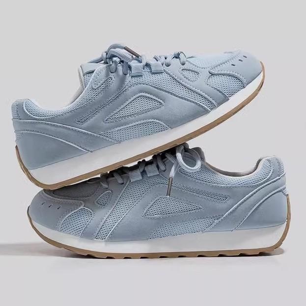 

2025 new platform Forrest Gump women s shoes spring and summer height increase ballet fashion training shoes sports versatile white shoes 40 синий