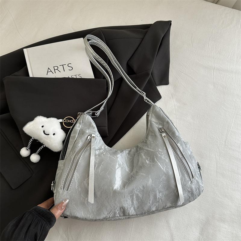 Fashion multifunctional backpack women's bag summer new light luxury niche shoulder bag trendy portable small bag