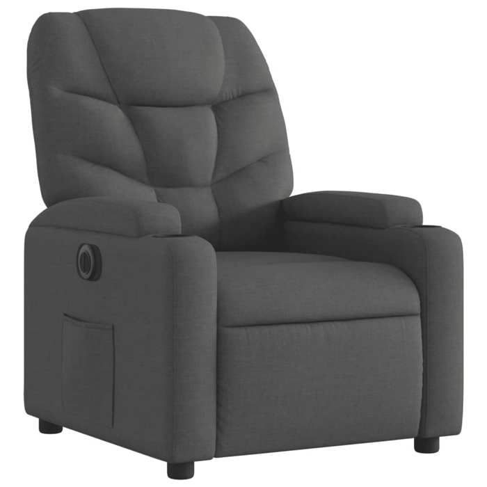 VidaXL Electric Recliner, Relaxation Chair with Adjustable Backrest and Footrest, Living Room Seat, Modern, 3204574