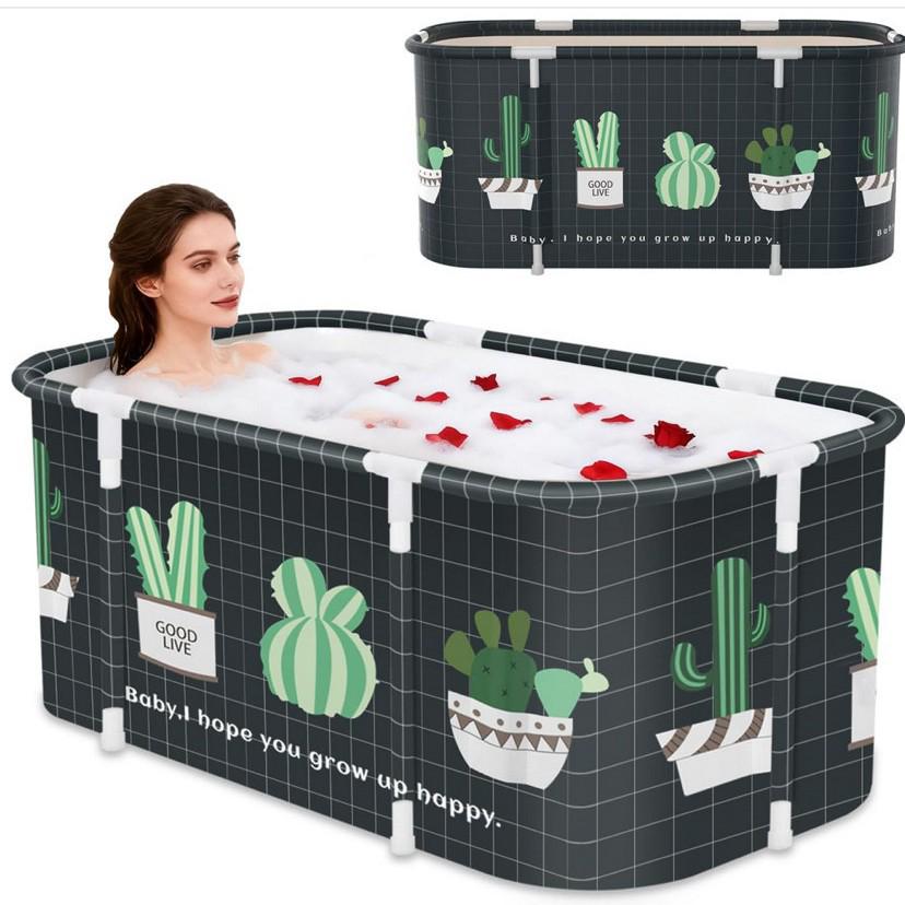 Portable Folding Bathtub for Adults & Children - Full Body Shower Bucket for Autumn/Winter Use