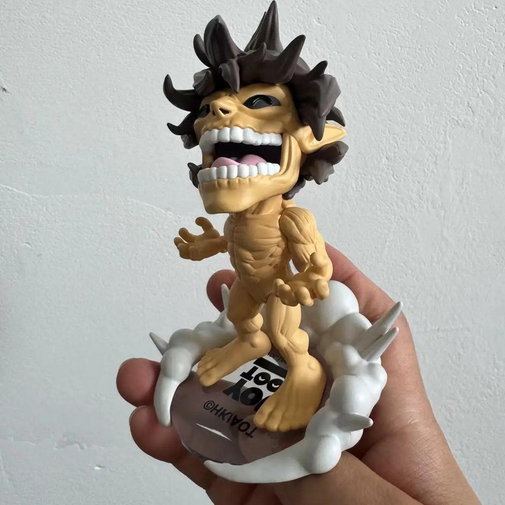 Genuine Attack on Titan The 10th Anniversary Edition Eren Jaeger The Founding Titan Action Figure Model Toys