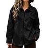 Damen Farbe Lockere Passform Freizeitjacke