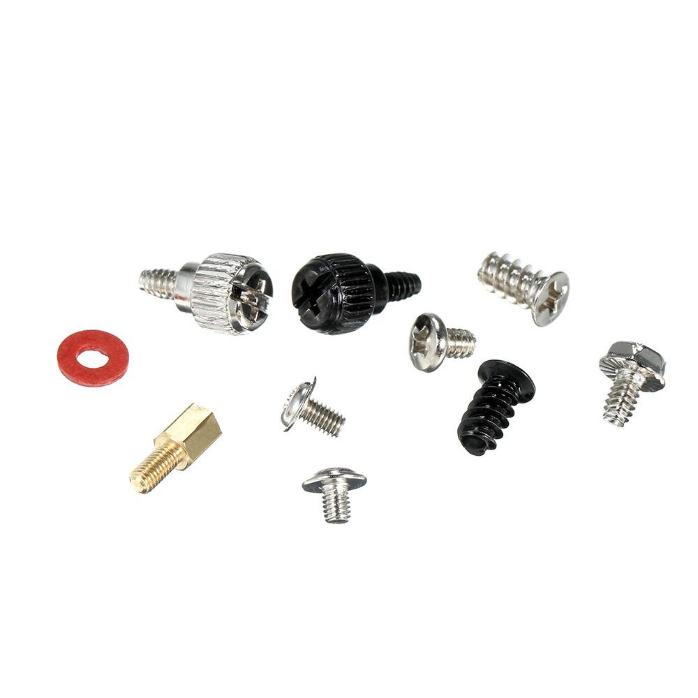 228PCS with Storage Box Computer Screw Kit Sturdy Durable Desktop Computer Maintenance Laptop Screw Standoffs Motherboard Repair