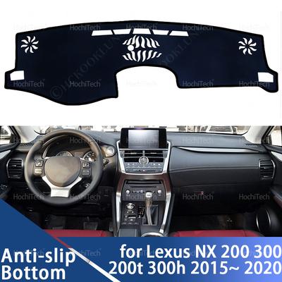 Cubierta del Tablero para Lexus NX NX200t NX300h NX200 NX300 200t 300h 2015~20 Alfombrilla para Tablero Alfombra Almohadilla Parasol Capa Cojín