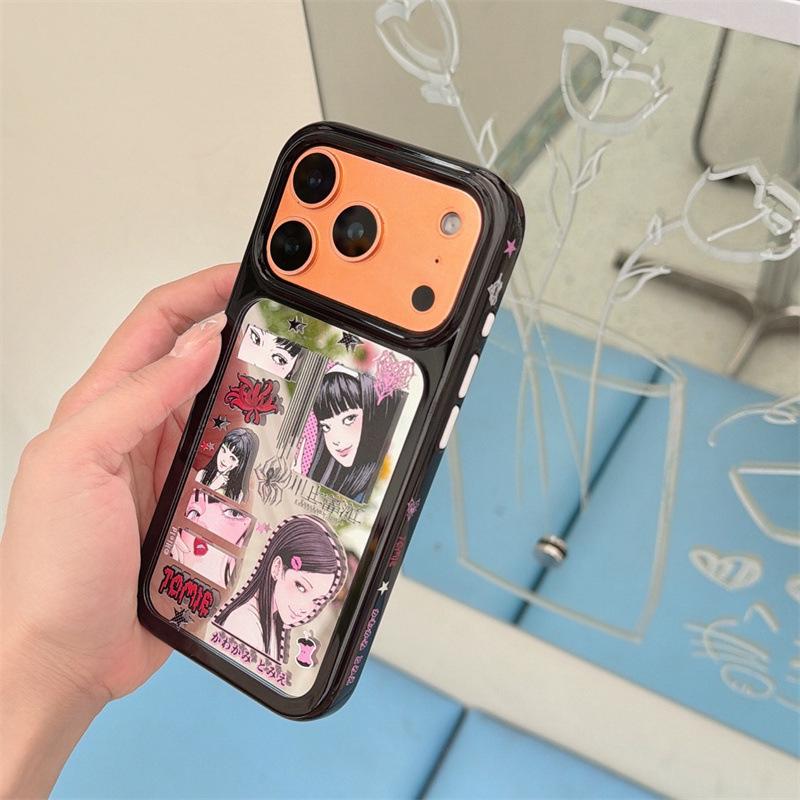 

High-End Anime Pink Tomie Kawakami iPhone Case for 17 Pro Max / 16 / 15 / 14 iPhone 15
