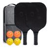 Durability Carbon Fiber Pickleballs Paddles Ergonomic Grip for Quickly Response and Maximums Durability