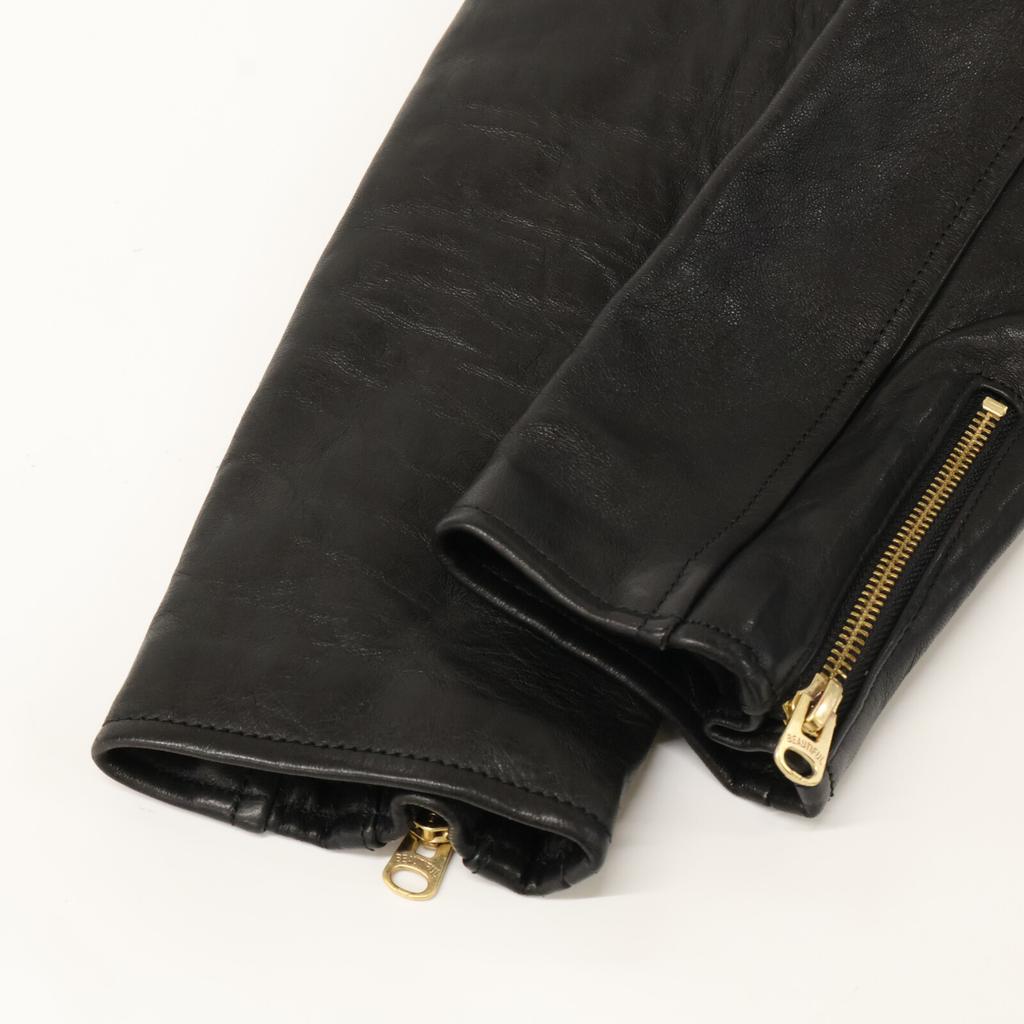 beautifulpeople 1775402412 Black Lamb Leather Riders Jacket 140 blackUsed