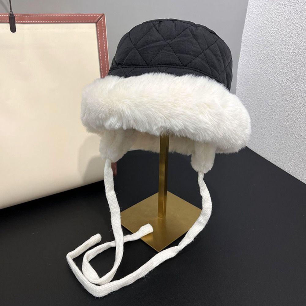 Soft Ear Protection Hat Keep Warm Fisherman Cap Outdoor Women Winter Hat Autumn Winter