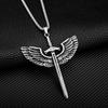 Cross Necklace Pendant Men's New Jewelry Punk Sword Pendant Pendant