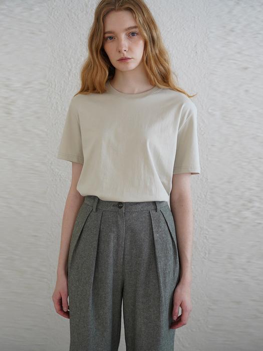 Raye Liza Silket Cotton T-Shirts (Beige)