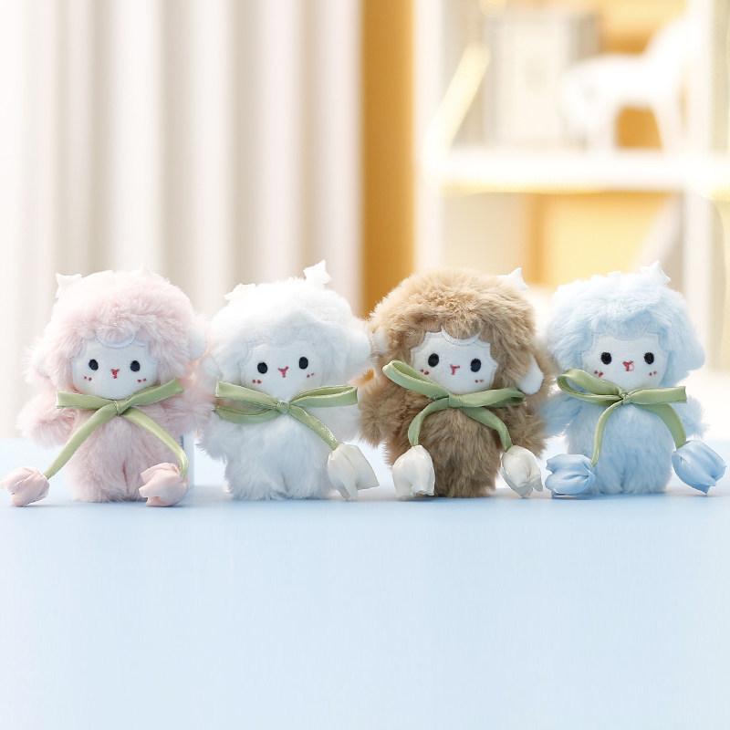 Cute Animal Plush Doll Small Sheep Pendant With Plush Material For Girls Gift And Accessory
