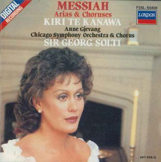 

CD KIRI TE KANAWA - Handel Messiah Highlights F35L50401 POLYDOR Japan Classical Used