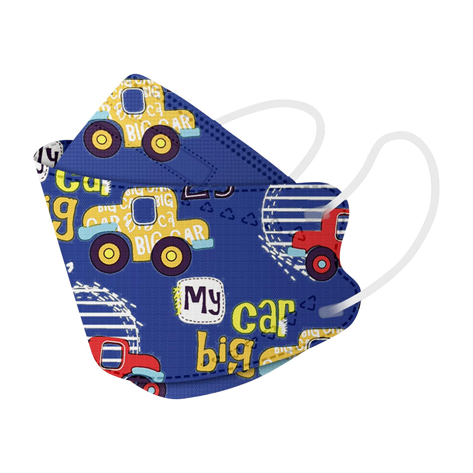 

Детская одноразовая маска из спанлейса с принтом, 10 шт. B разноцветный