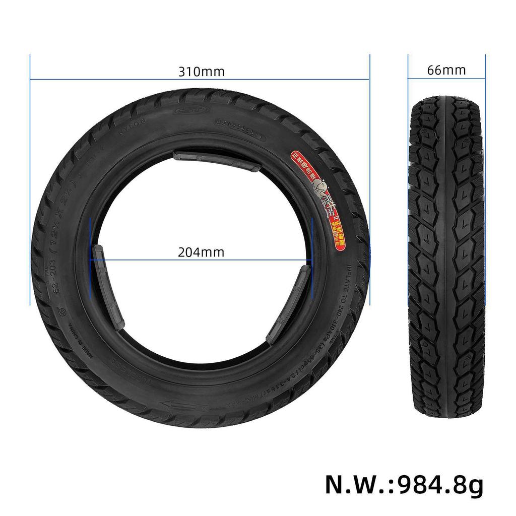 CST 12*2.125 or 12 1/2*21/4(62-203) Outer Tire (C-1737)