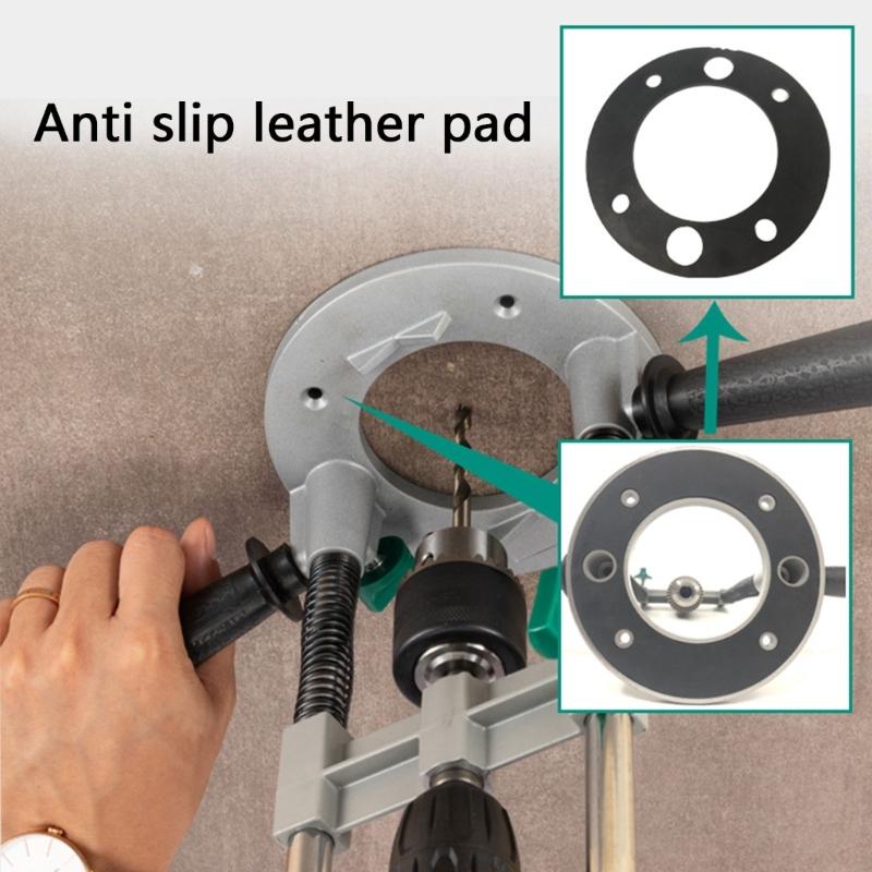 Multifunctional Drill Stand Drill Guide Rack For Accuracy Drilling In Wood Metal And Marble With Adjustable Height