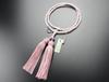 Nenju com Women's Soto Zen Sect Formal Prayer Beads, Rose Quartz 8-Sun 108 Beads, Pure Silk Two-Color Tassel, Kyoto-Made, Free Pouch Included