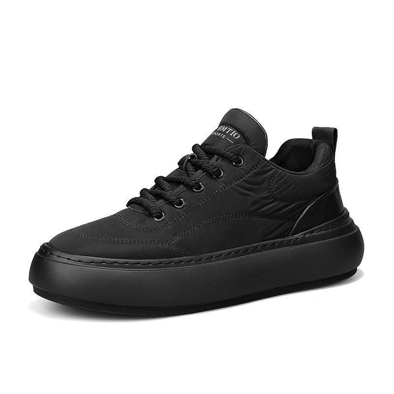 Fashion Men's Winter Cotton Shoes Anti Slip Comfortable Wear Resistant Work Snow Shoes Outdoor Thick Sole Sports Casual Shoes