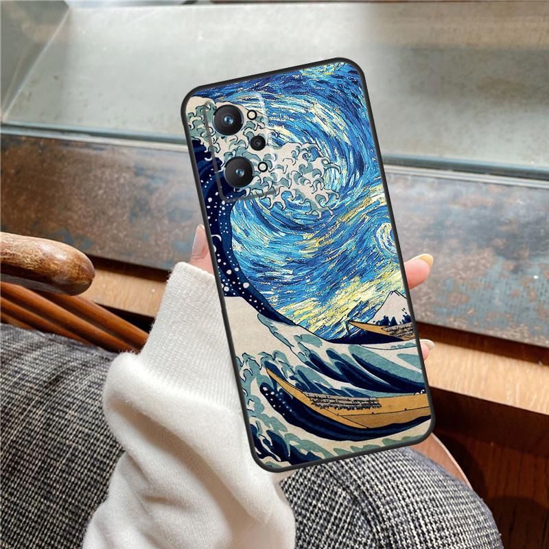 Paintings Starry Night Van Gogh Case For Realme 13 Pro Plus 11 12 14 C71 C75 C55 C51 C53 C25 C63 C61 C65 C67 GT6 GT7 15 Pro