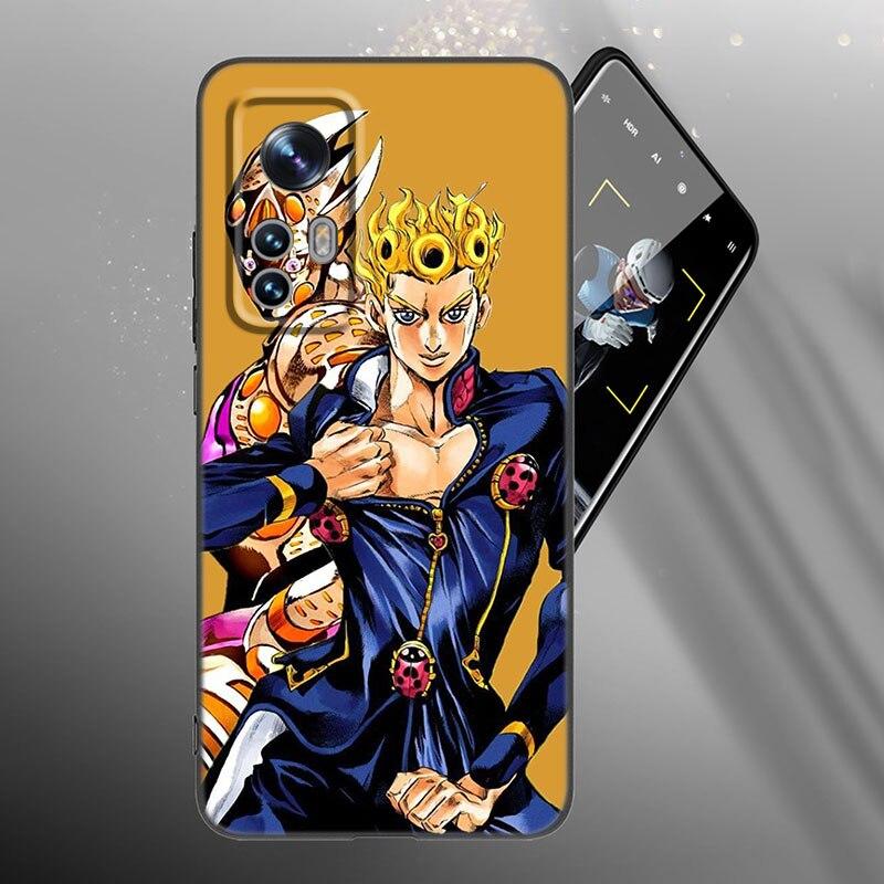 JoJo Bizarre Adventure Phone Case For Xiaomi Mi 10T 11i 11T Note 10 11 Lite NE F1 POCO F3 M3 X3 GT NFC M4 X4 Pro 5G Black Cover
