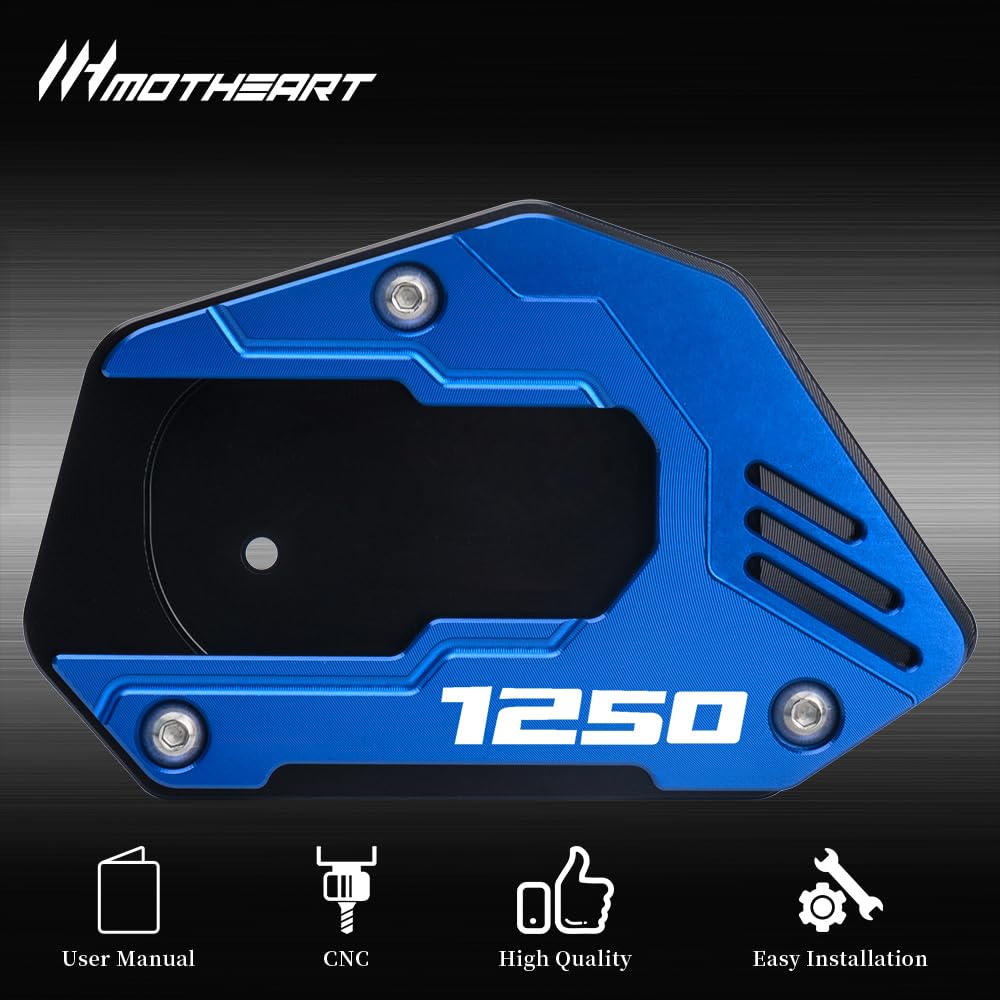 MotHeart Seitenständer Stützplatte für R1250GS 2019-2023 R1250GS Adventure 2019-2024 Motorradständer-Assistent