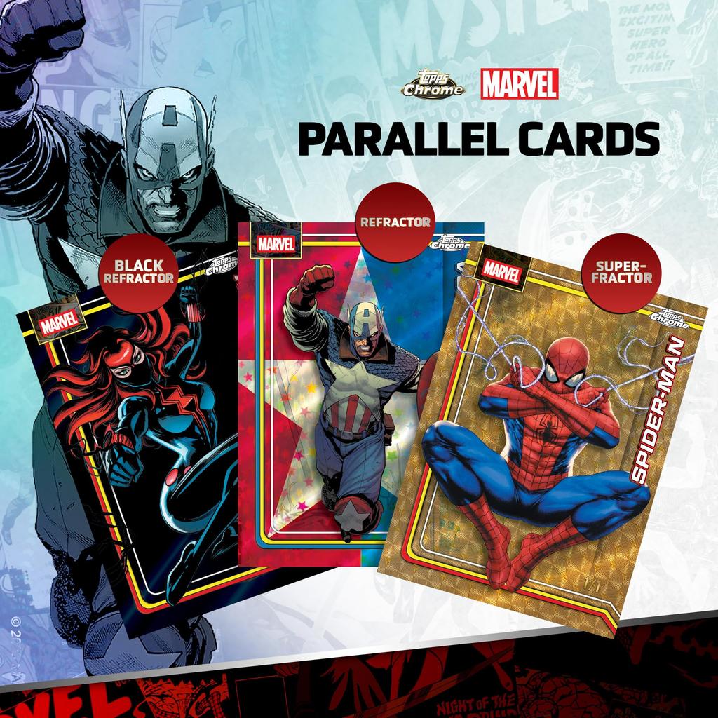 Topps Chrome Marvel Comics 2026 Value Box