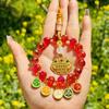 Pendentif de voiture Dieu de la richesse Lingyin Wulu de Hangzhou: Boulier Coloré pour Décoration de Véhicule Haut de Gamme, Symbolisant la Paix et la Fortune