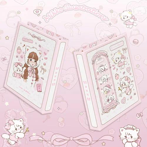 Cute Binder A5 4 Grid 3inch Photocard Binder Kpop Idol Photo Collect Book Card Holder Album for Polaroid instax Girl Gift