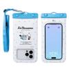 DIVAID Doraemon Waterproof Case with Shoulder Strap with iPhone and Android I'm Wide-Size (Diving/Dot Design) [Compatible Smartphones, Floating,