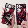 For OPPO Reno 11 Pro 5G Case CPH2607 New Fashion Flower Butterfly Silicone Clear Soft Phone Case On OPPO Reno11 5G CPH2599 Funda