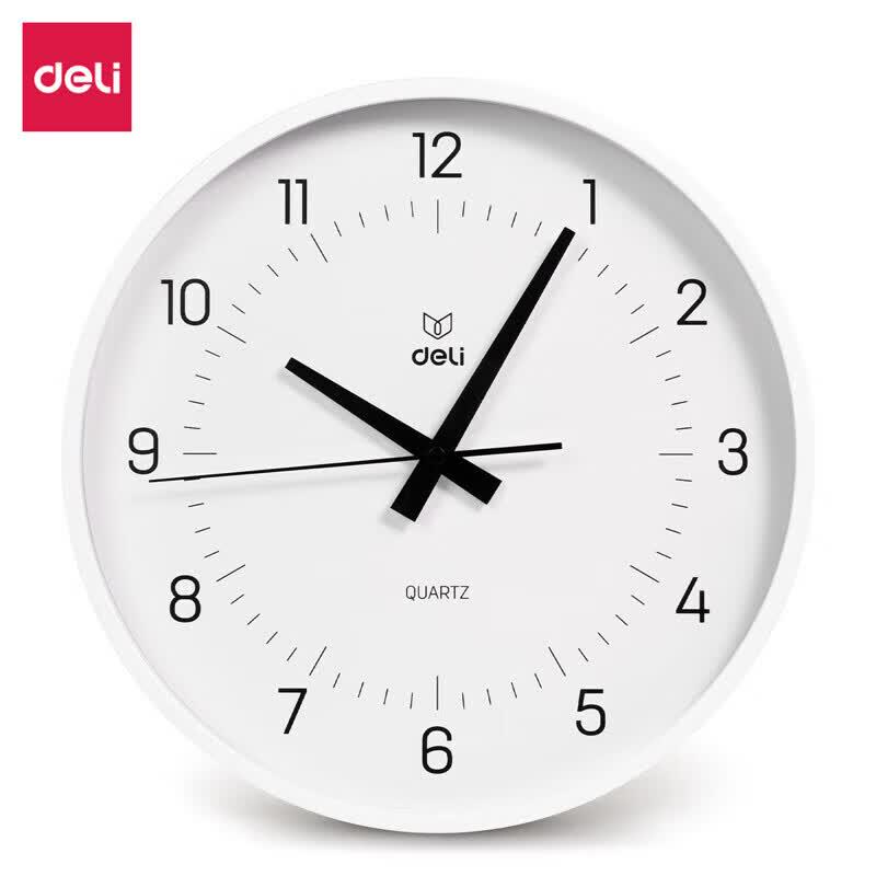 Deli 12-inch Quartz Wall Clock