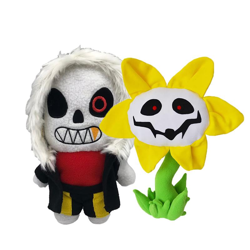 20 Stile Undertale Plüschtiere Cartoon Sans Undertale Plüschpuppen Frisk Stoff-Zombie-Spielzeug für Kinder Geburtstagsgeschenke