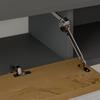 140 Cm Floating TV Stand With Storage Charcoal Grey