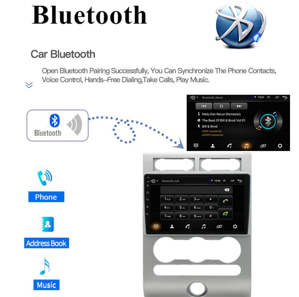 9'' For Android 12 Build-In For Support Wireless Carplay Android Auto RAM 2GB RO