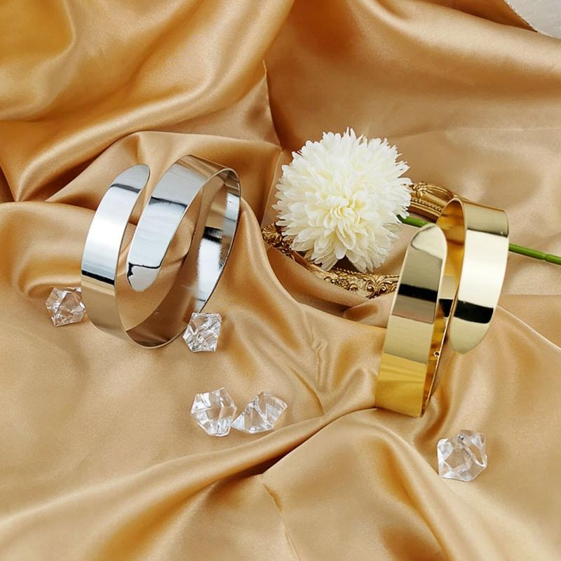 Retro Greek Roman Style Open Ended Shape Bracelet Armband Upper Arm Cuff Armlet Festival Bridal Bikini Dance Jewelry