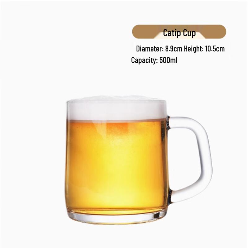 Langxi 500ml Tempered Craft Beer Glass Set
