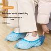 WZR Waterproof Non-Slip Disposable Shoe Covers: Durable, Thick, Dustproof, One Size Fits All for Indoor Use