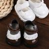 Doll Shoes Leather Shoes Dolls PU Leather Doll Shoes Boots PU Leather Bow Doll Shoes  Kids Gifts