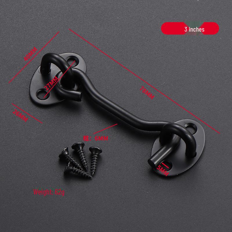 Wooden Window Windproof Stainless Steel Hook for Sliding Doors