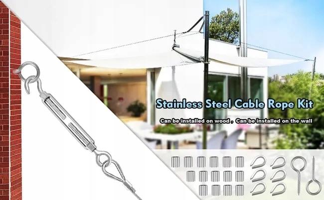 Galvanized Stainless Steel Cable Garden Mounting Kit
